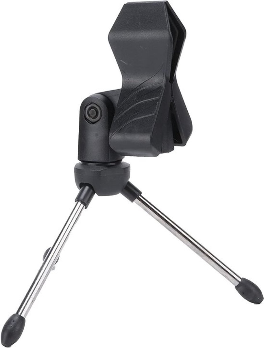 Dailygoods- Microfoonhouder Opvouwbaar - Antislip/Fixfunctie - 180 Graden Verstelbaar - Lichtgewicht - Desktop Statiefbeugel - Stabiliteit en Veiligheid - Microfoonstandaard