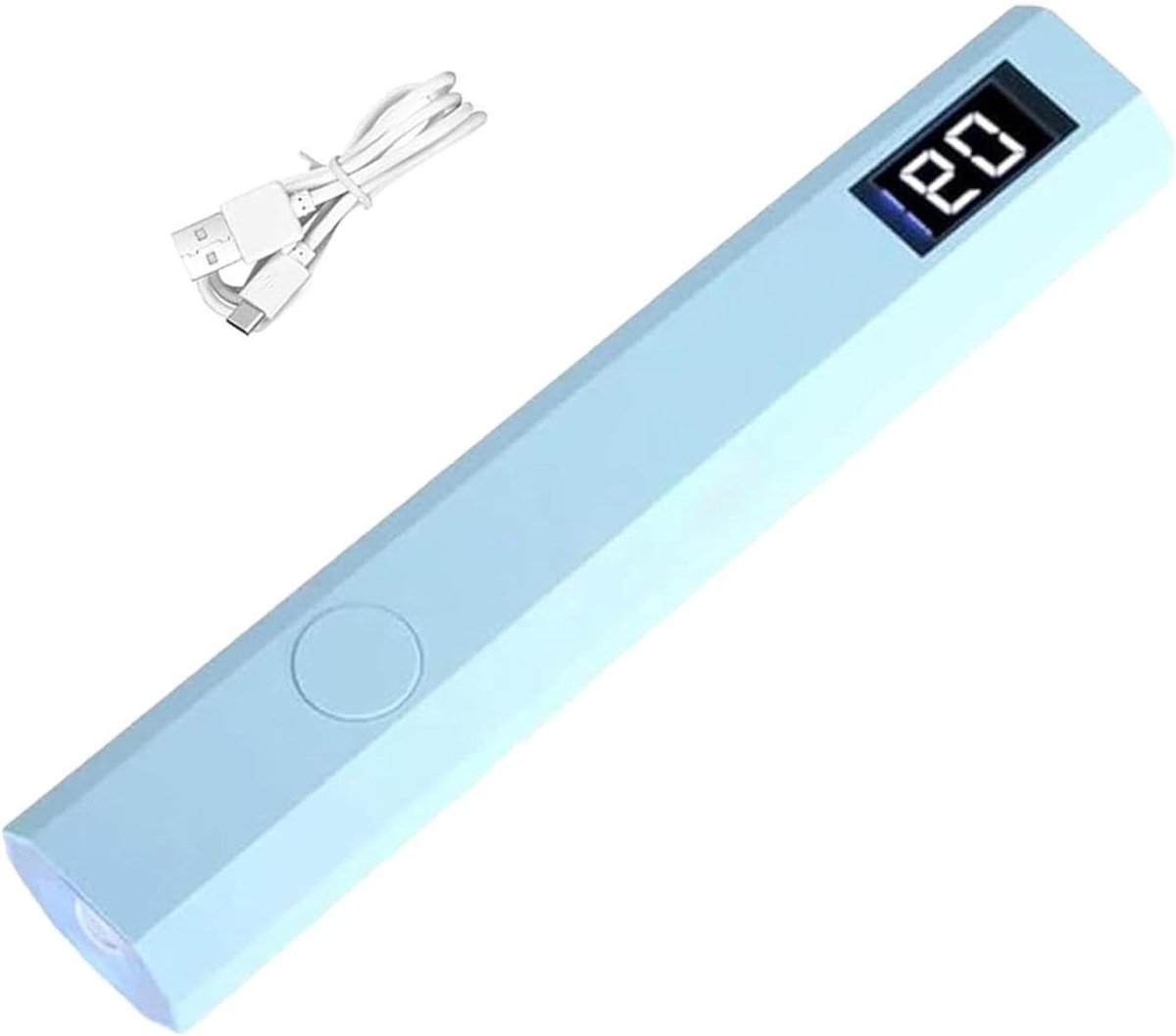 UV Nagellamp - Nageldroger Gel - Nagels Uitharden - Draagbaar Oplaadbaar - 400mAh - Wit