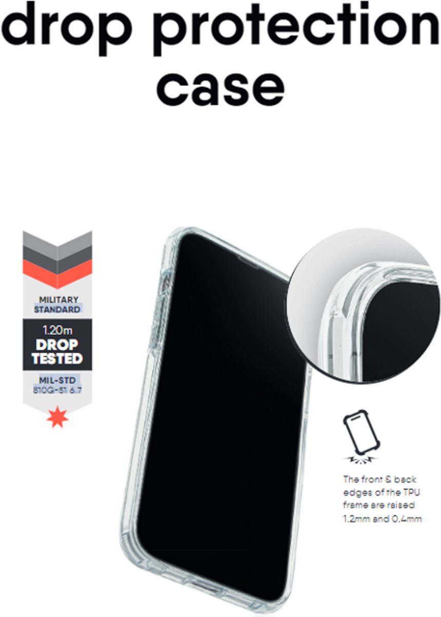 Drop Protection Case - Clear, Apple iPhone 14 Plus