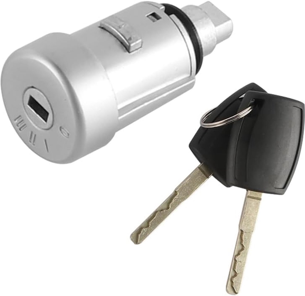 SnelShoppen - Startmotor Slot Cilinder met 2 Sleutels Set voor MK8 2014-2019, Custom 2012-2019, Zinklegering, Stevig en Duurzaam