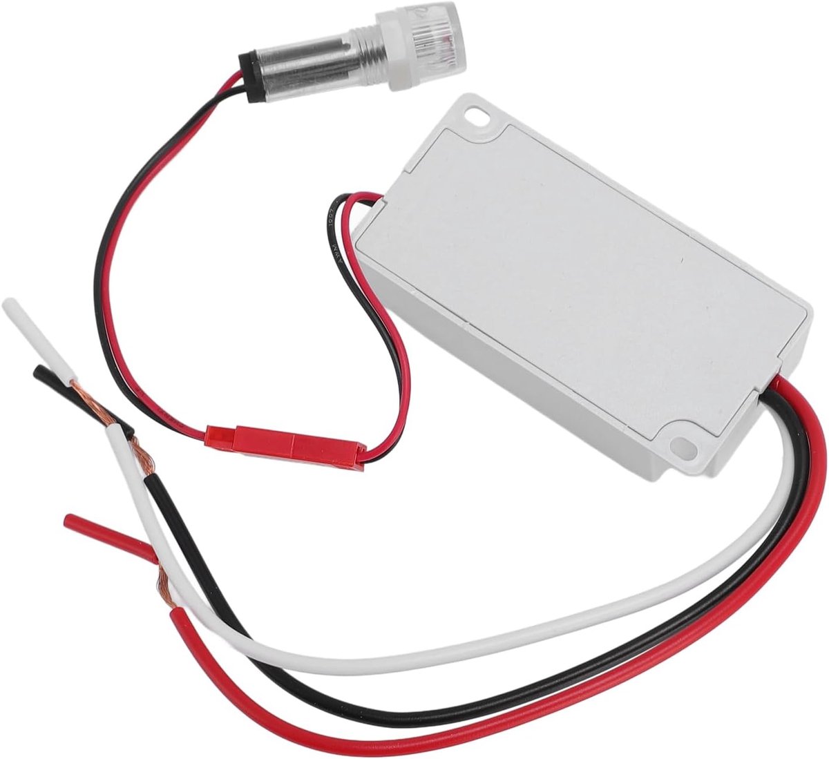 SnelShoppen - 2x Fotocel Lichtschakelaar Sensor Dusk tot Dawn, Automatische Aan/Uit Schakelaar voor Buitenverlichting, IP33 Waterdicht, 3-draads Syste