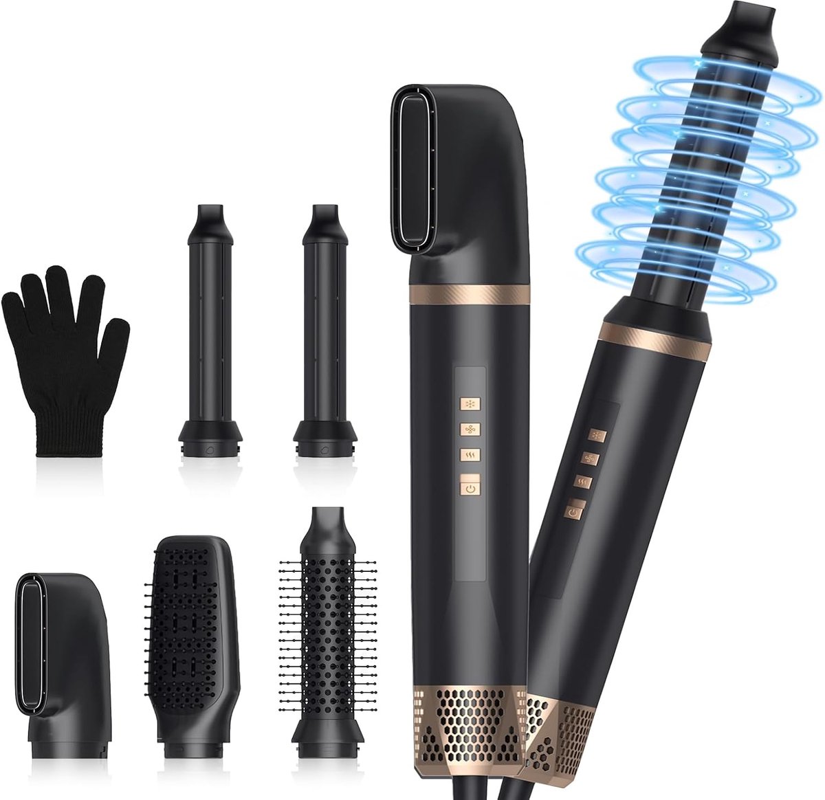 Airstyler 5 in 1 - Multifunctioneel Haarstyler - 3 Temperatuurinstellingen - Droog en stijl je haar - ShopVlot