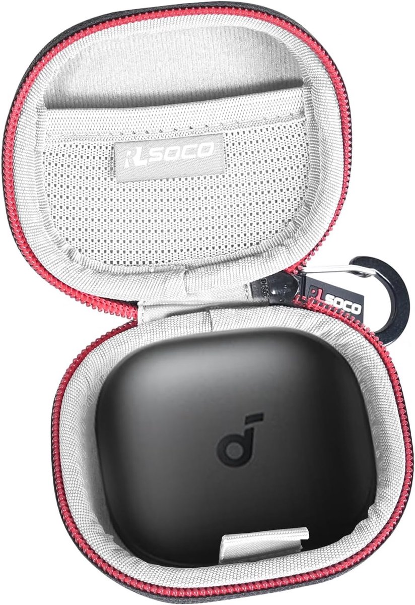 SnelShoppen - Hard Beschermcase voor Draadloze Oordopjes Anker Soundcore Liberty 4 Pro/Sport X20 - Hoogwaardige Hardshell, Bescherming voor Oordopjes,