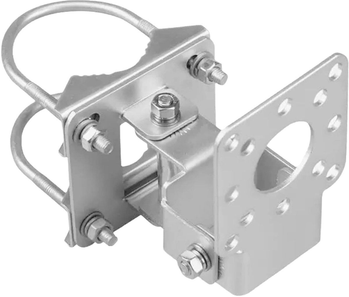 Universal Wall/Mast Mount Holders, Adjustable Anti-rust, Porous Mounting Adapter for Antennas, Satellite Dishes - ShopVlot