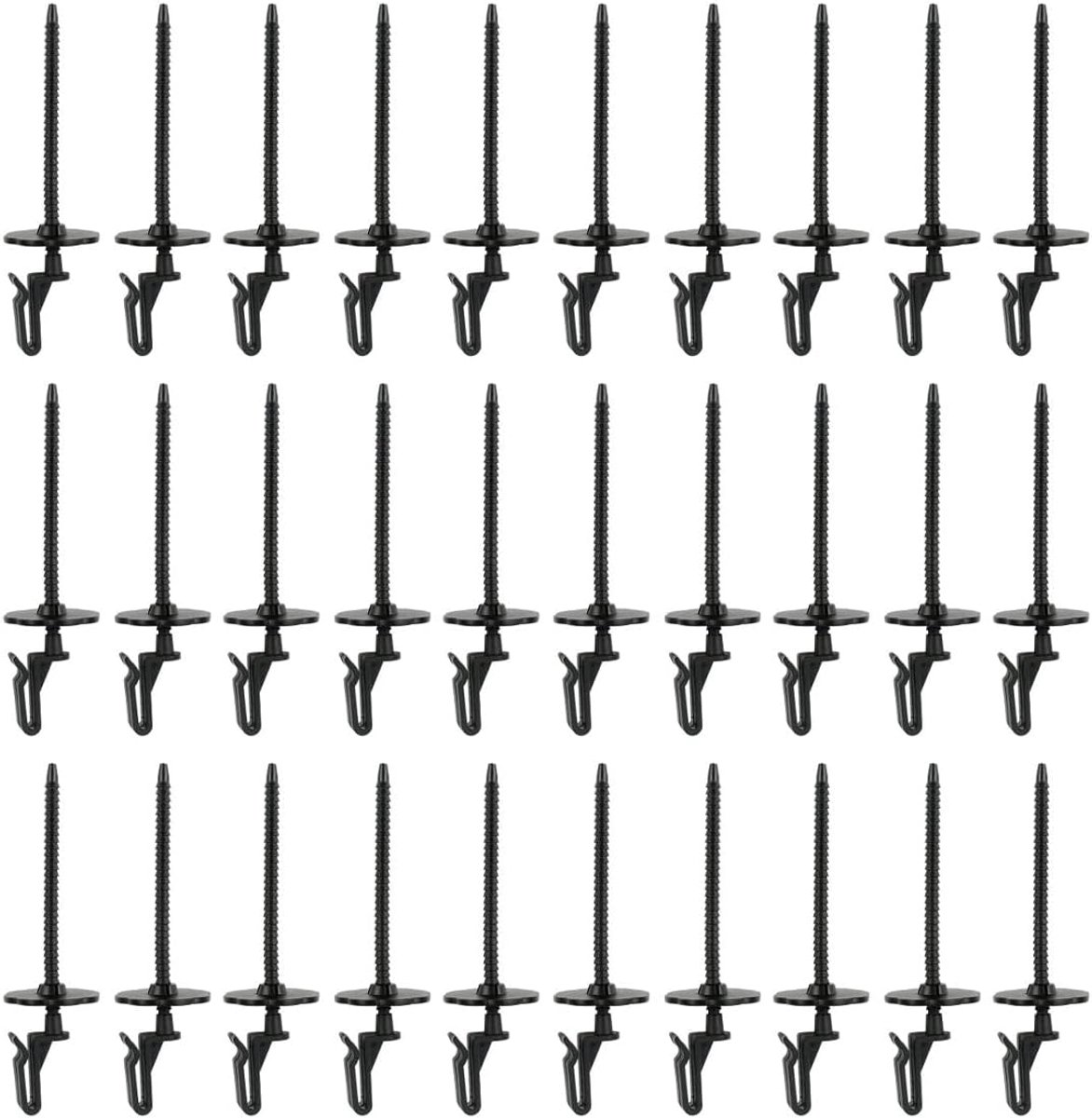SnelShoppen - 30 Stuks Zonnepaneel Beschermingsclips, Netclips, Omheiningsclips, Nylon Net Fencing Bevestigingsset voor Daken en Kabels