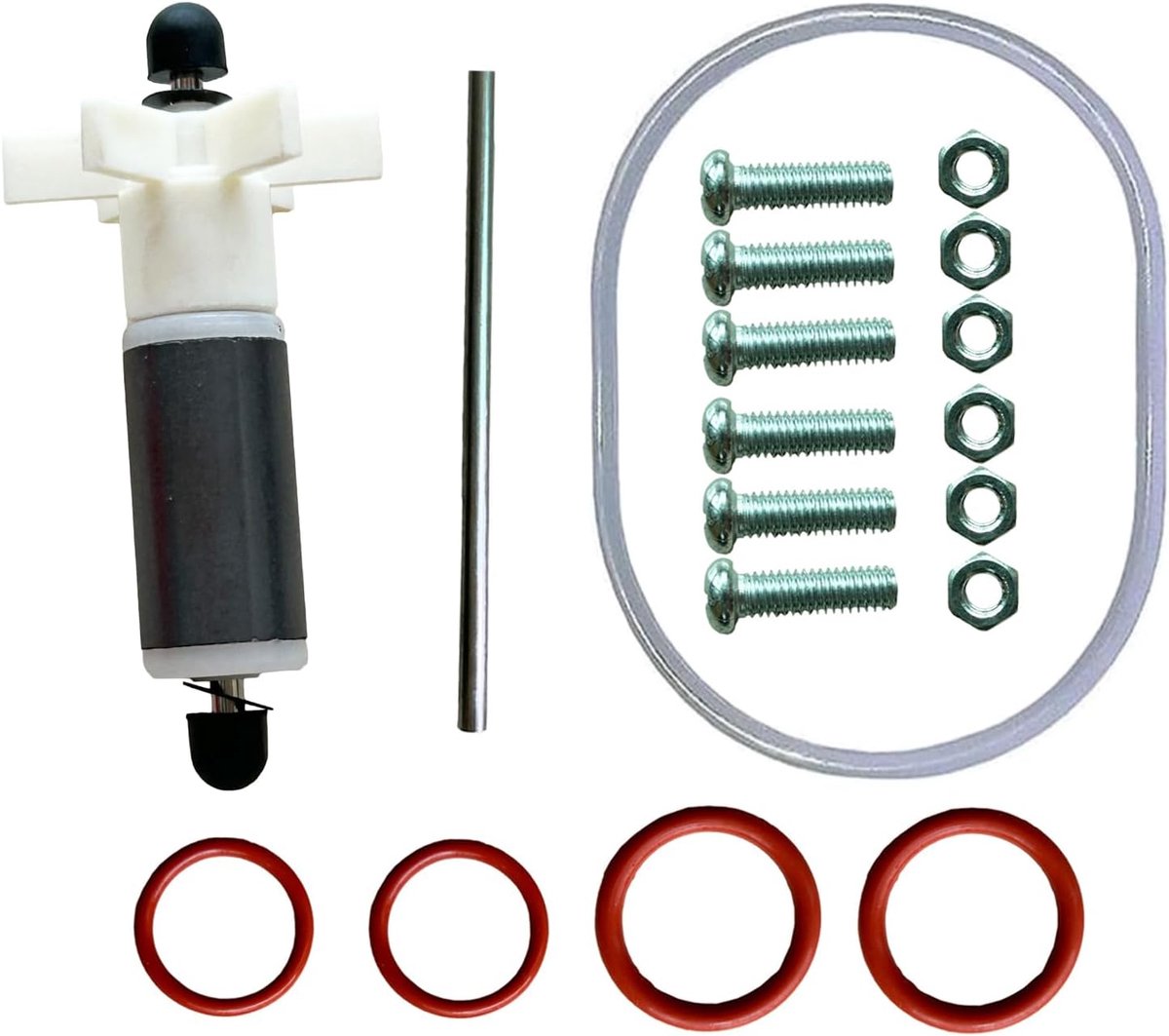 Hot Tub Water Pump #P4071, 58113, E02 Repair Kit for Coleman for Spa Lay Z with Impeller & Shafts Hot Tub Pump - ShopVlot