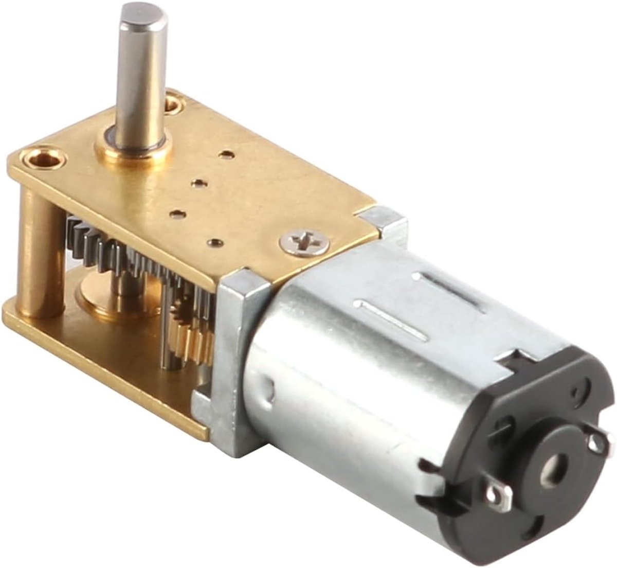 SnelShoppen - DC Gear Motor Borstel Micro Worm Gear Reducer Mini Elektrische Gear Motor voor Robotica Automatisering DIY met 16RPM
