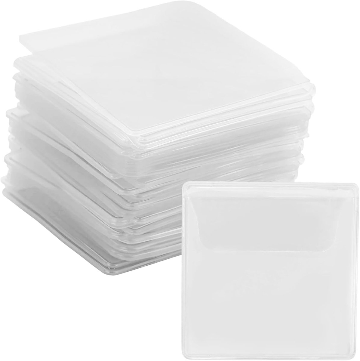 Muntenzakjes 52 stuks - transparant - plastic - beschermt munten en sieraden - ShopVlot