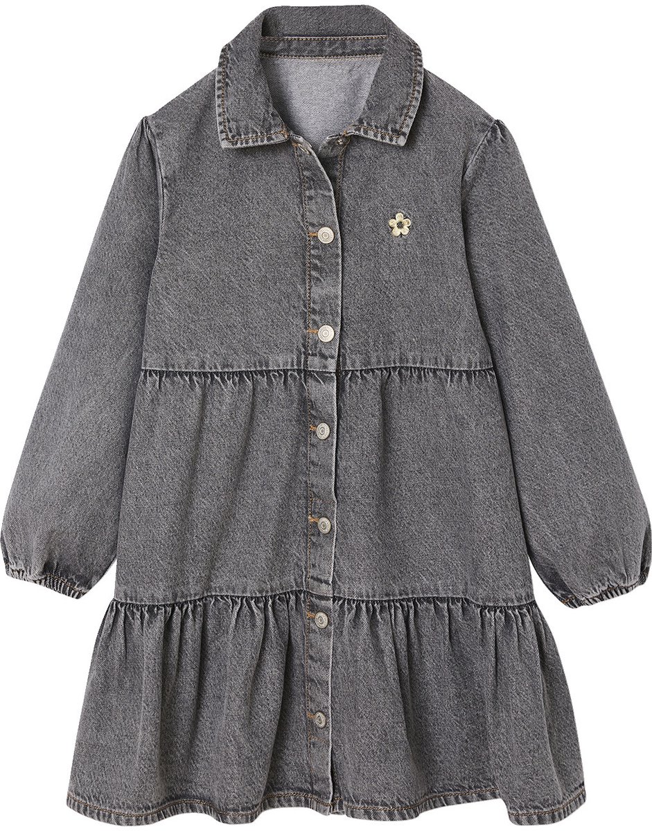 Vertbaudet Jurk van lichtgewicht denim voor meisjes