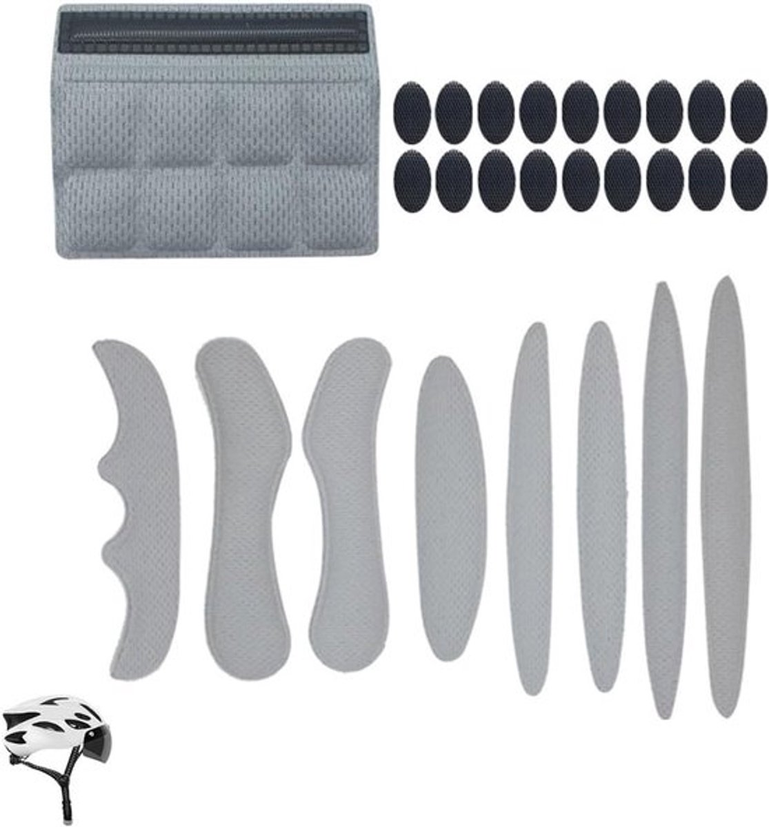 Vervangende Kussens voor Fietskappen, Multifunctionele Helm Pads, Universele Fietshelm Kussens, Comfort en Bescherming voor Fietsers