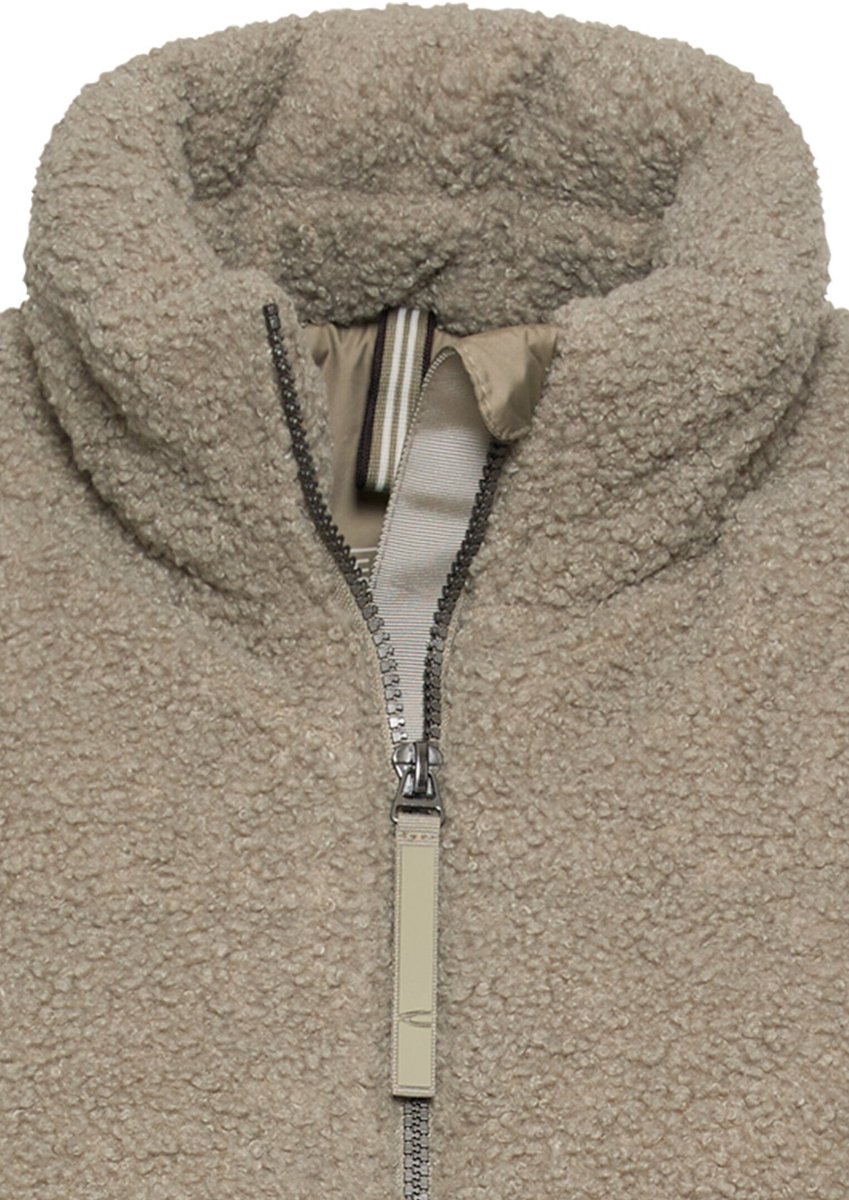 camel active Teddybodywarmer met ritszakken - Maat womenswear-44 - Bruin