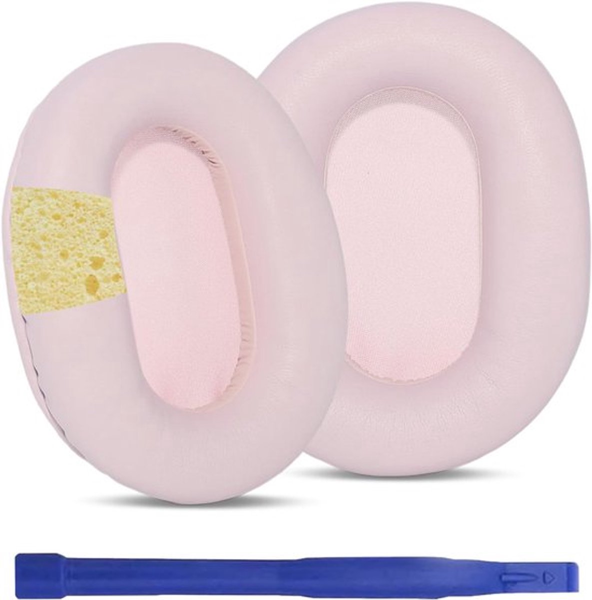 Vervangende Oorkussens voor Sony WH-CH700N, WH-CH710N, WH-CH720N Hoofdtelefoons - Zachte Geheugenfoam en Leer in Roze voor Comfort en Geluidsisolatie