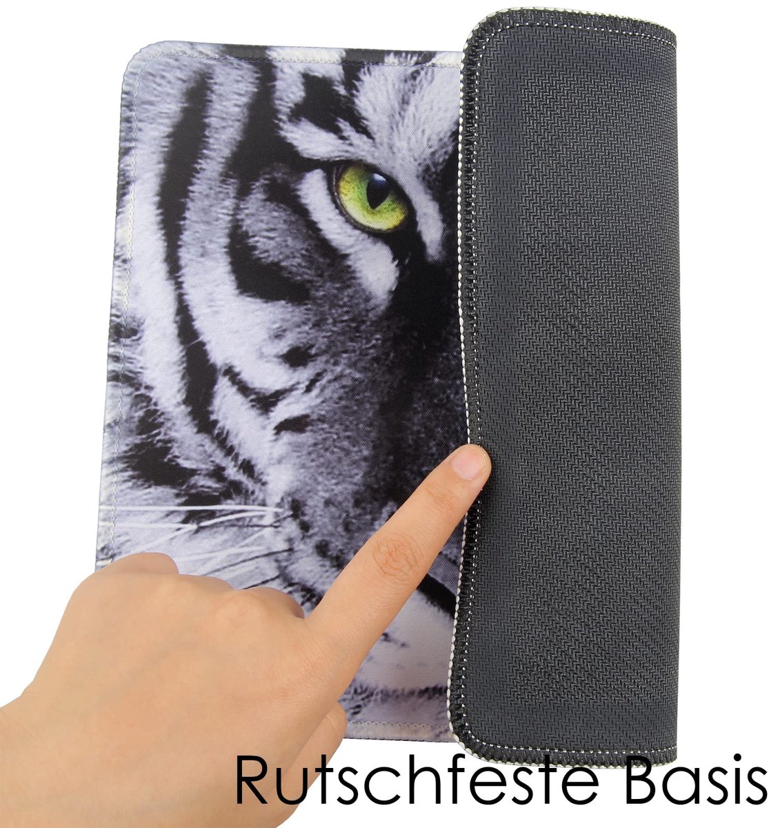 Muismat Gaming Muismat met Ontwerpen Stitched Edges 26 x 21 x 0,3 cm voor PC, laptop, thuiskantoor (20371) - ShopVlot