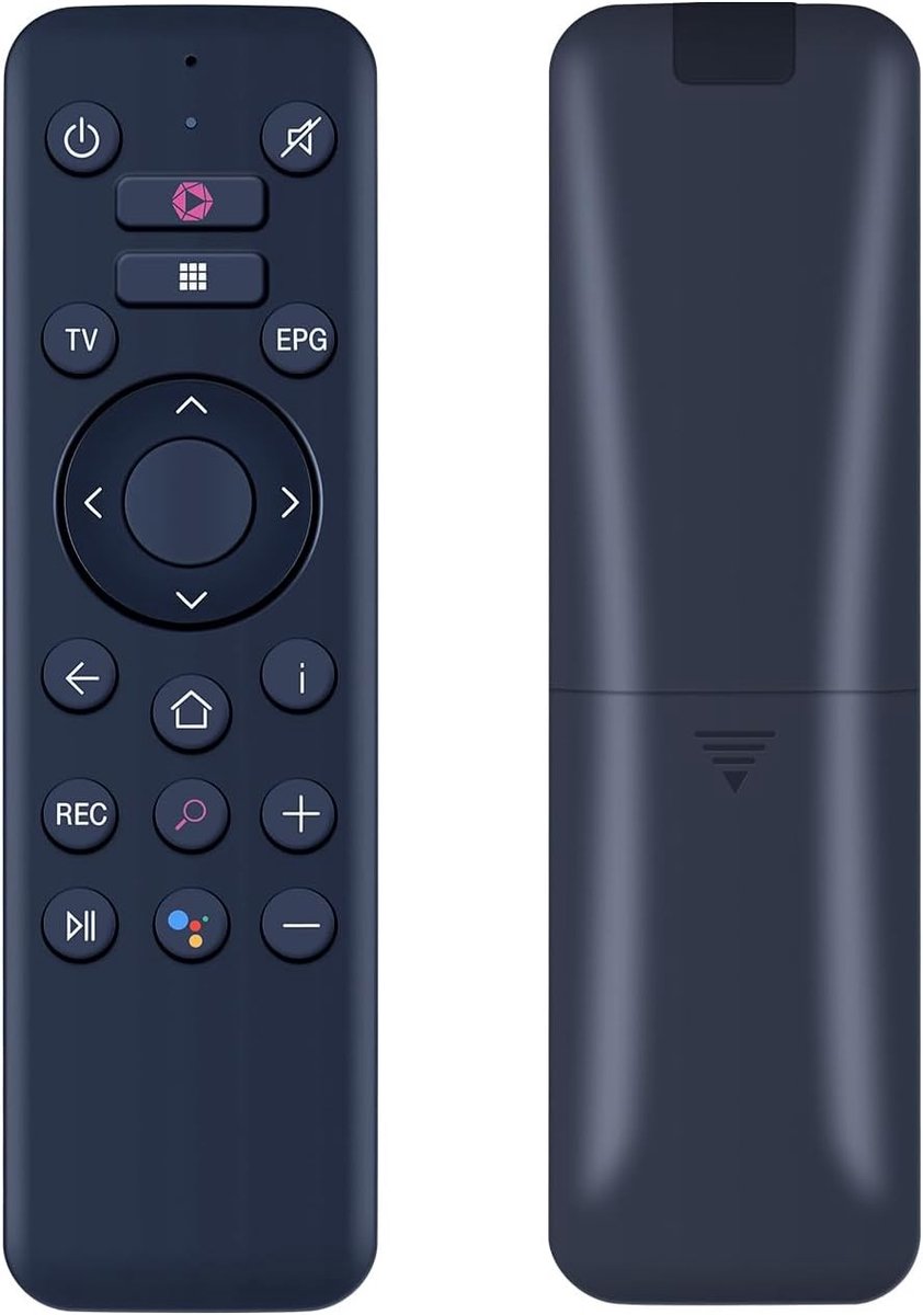 Vervangende Spraakafstandsbediening - Zwart - Geschikt voor Magenta TV Stick - Ergonomisch Ontwerp met Bluetooth Verbinding