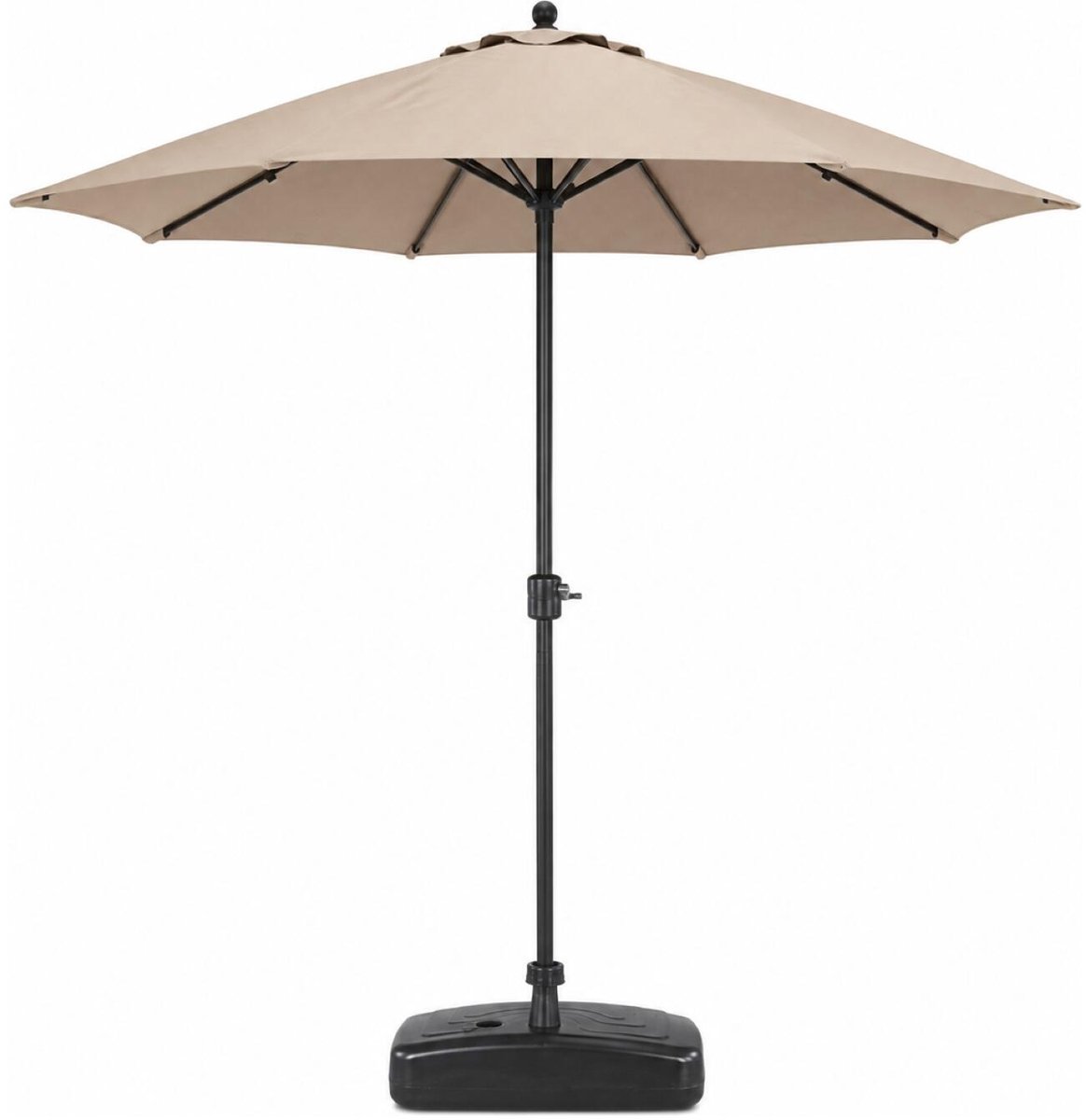 Lesli Living Pied de parasol remplissable jusqu'à 35 kg - 20L - anthracite