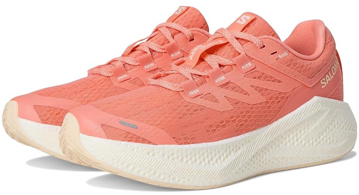 Salomon Aero Glide 3 - Dames Hardloopschoen - Fusion Coral/Vanilla Ice/Tender Peach - Maat 41 1/3 EU