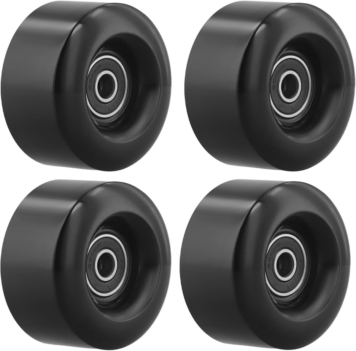 Set van 4 Slijtvaste PU Roller Skate Wielen 58 x 32mm 82A met Kogellagers voor Dubbele Rij Skates en Skateboard Gebruik
