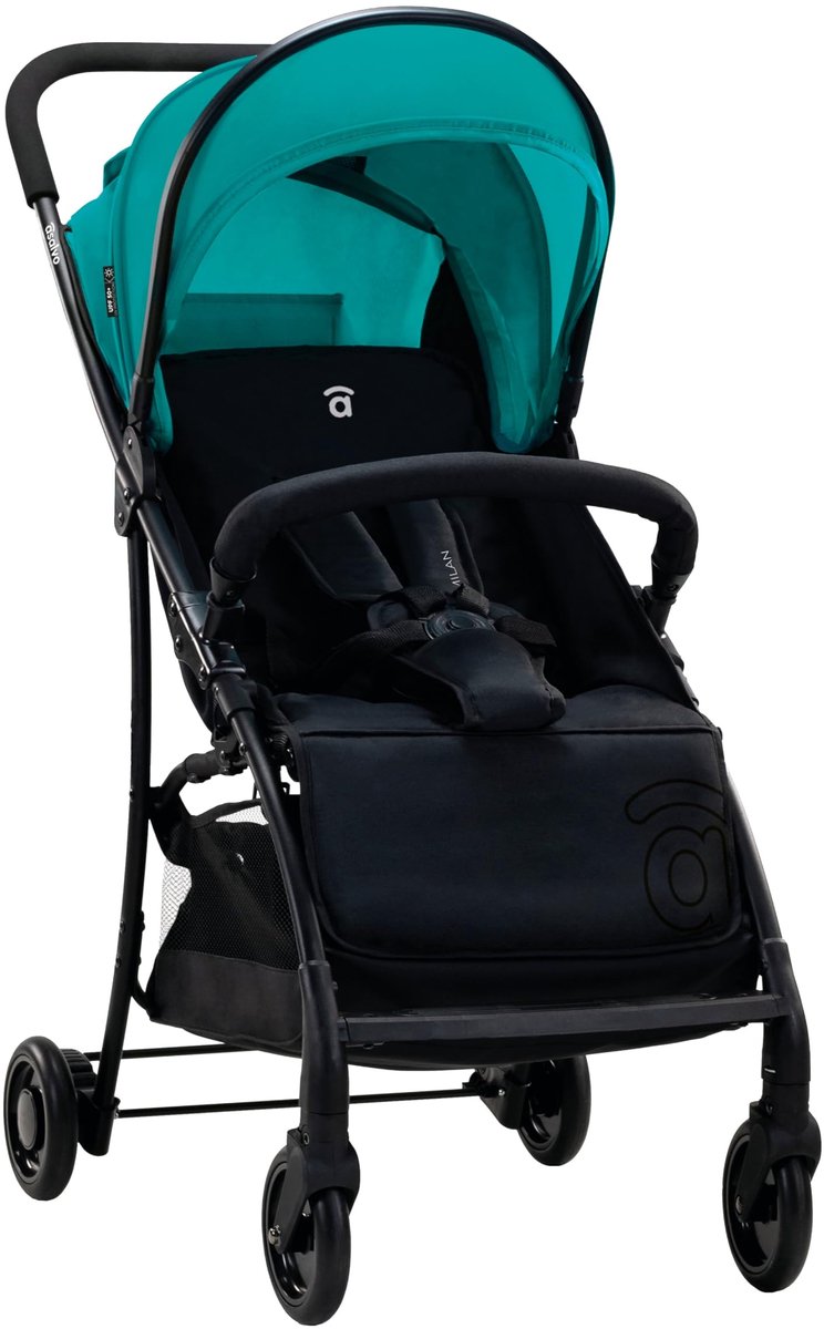 Asalvo Kinderwagen Milan, groen - ShopVlot