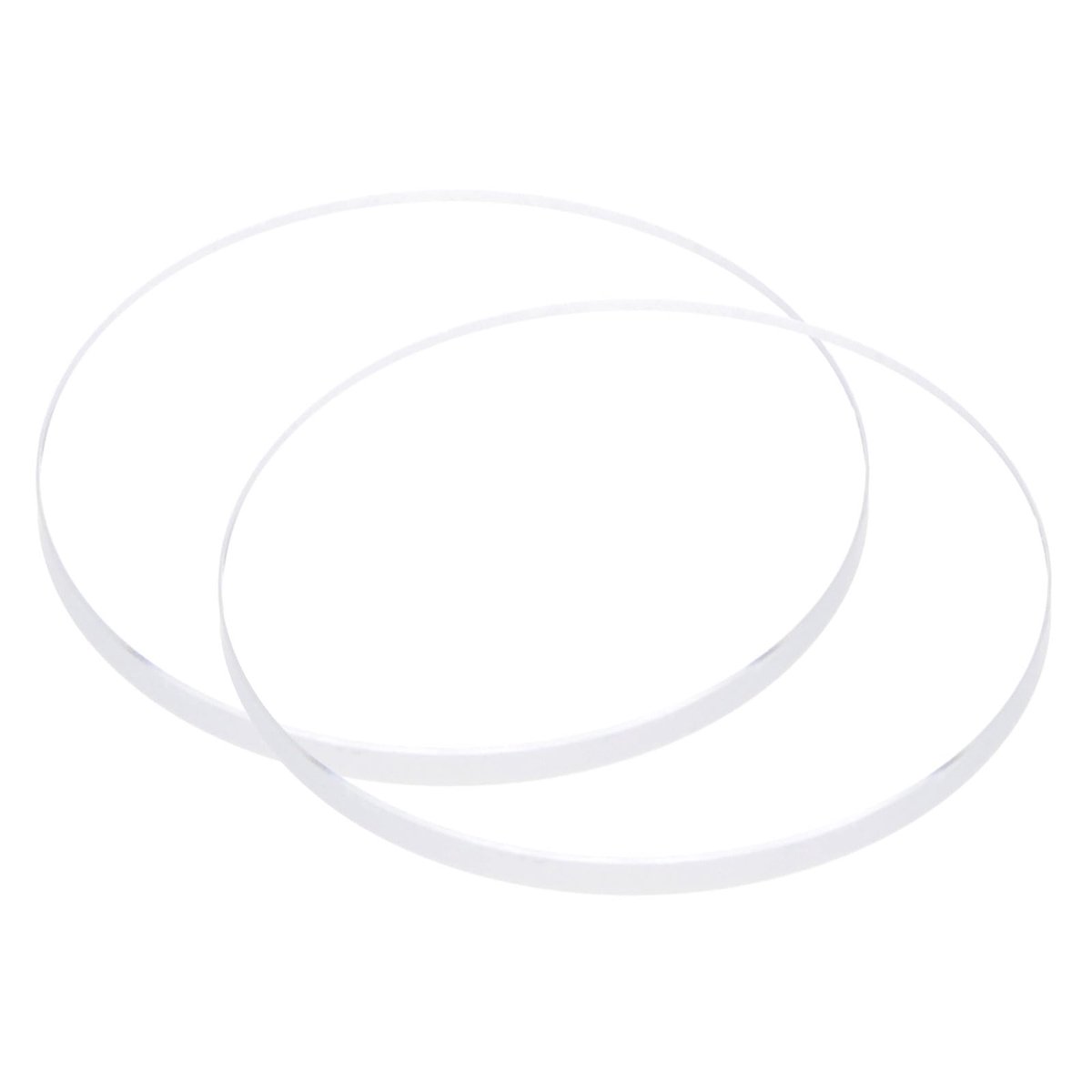 Horloge glas 32 mm - transparant kristalglas - mineraalglas plat - vervanging voor horlogemaker - ShopVlot