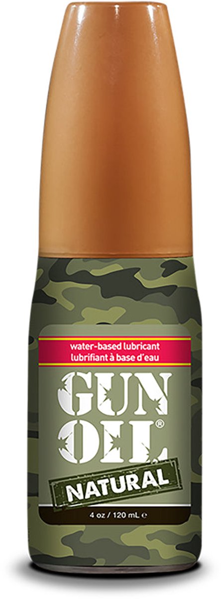 Gun Oil Natural H2O - Glijmiddel op Waterbasis - Zonder Glycerine en Parabenen