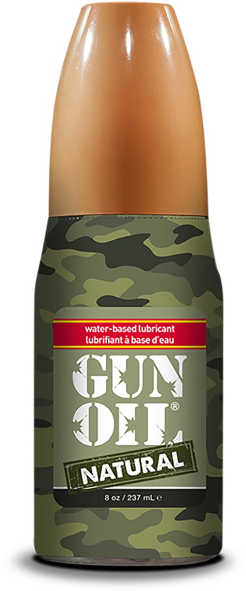 Gun Oil Natural H2O - Glijmiddel op Waterbasis - Zonder Glycerine en Parabenen