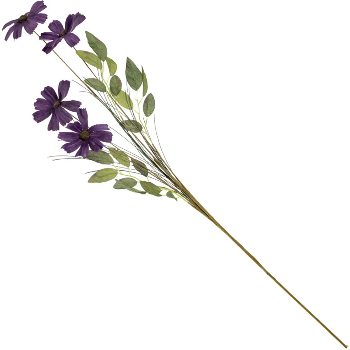 Veldboeket madelief 79cm paars