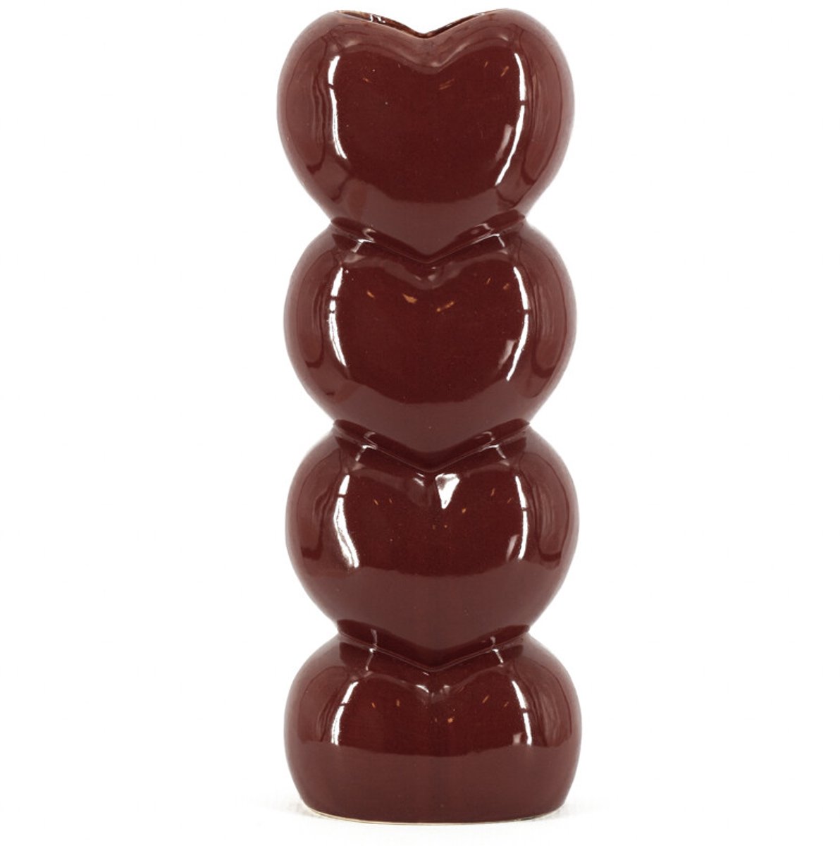 Aardewerk vaas Hearts L