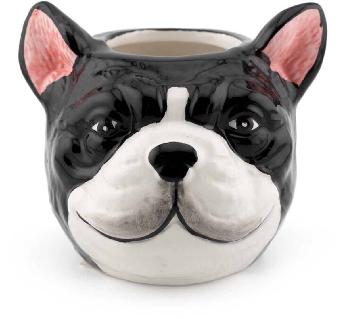 Aardewerk bloempot Hond