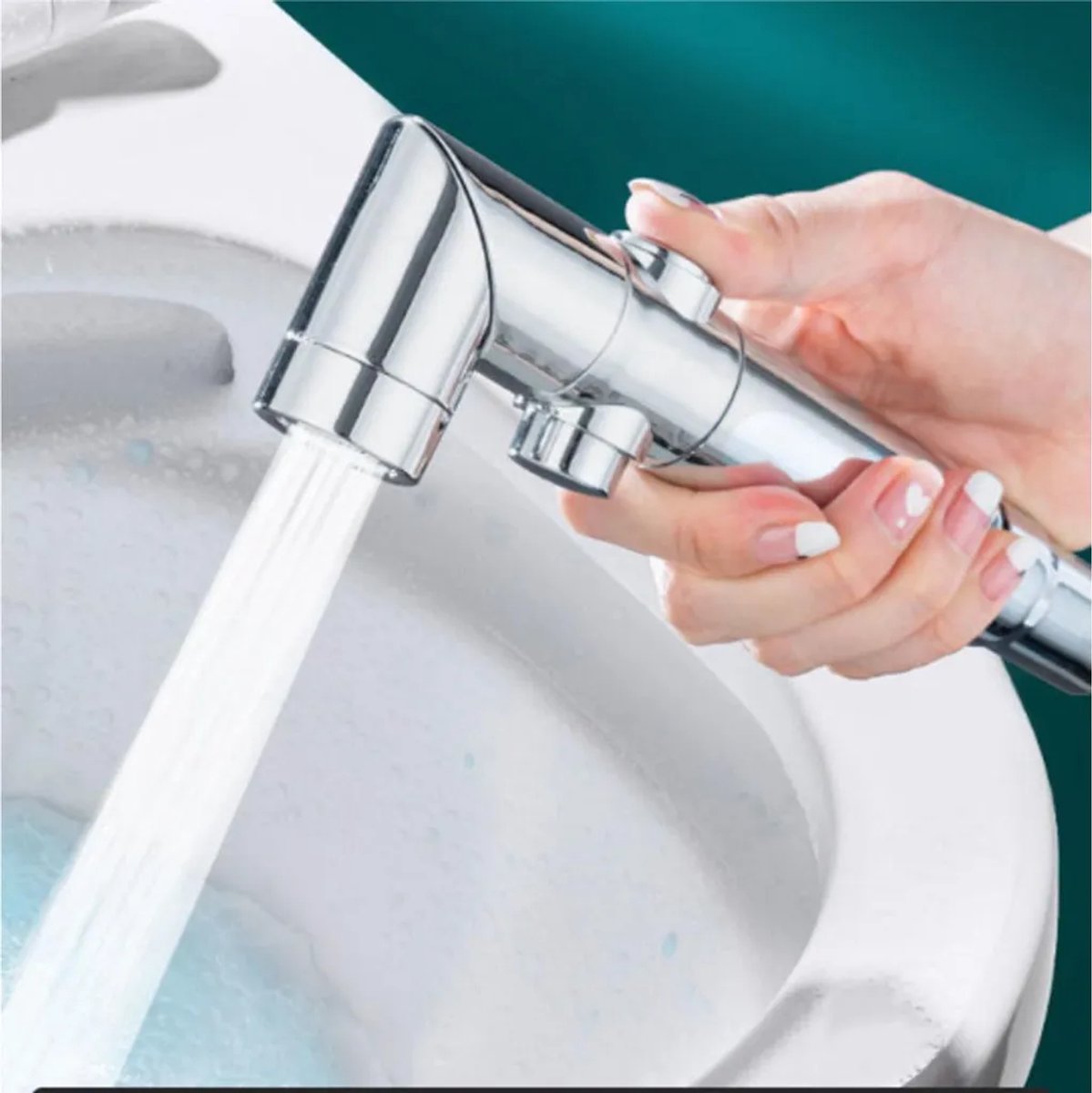 Badkamer- en toiletaccessoires, kraanaccessoires, bidetdouchekoppen, toiletvervangingsonderdelen, handmatige hygiëneproducten Geschikt voor vrouwen
