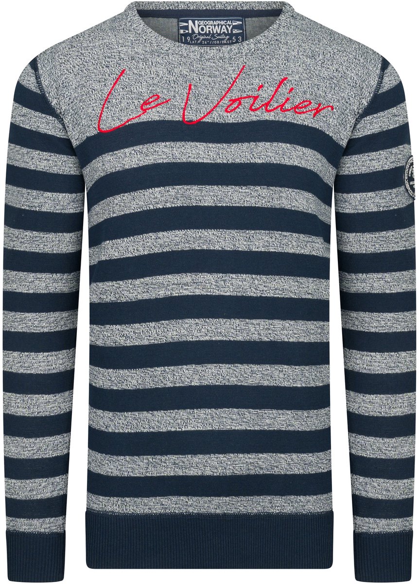 GeographicalNorway - Heren Sweater - Print - SALE - Navywit