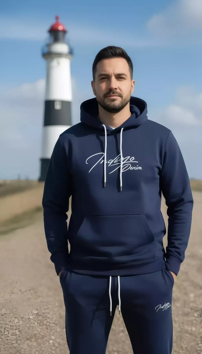 Indigo Denim - Joggingpak Heren Jongens - SALE - Navy Blauw