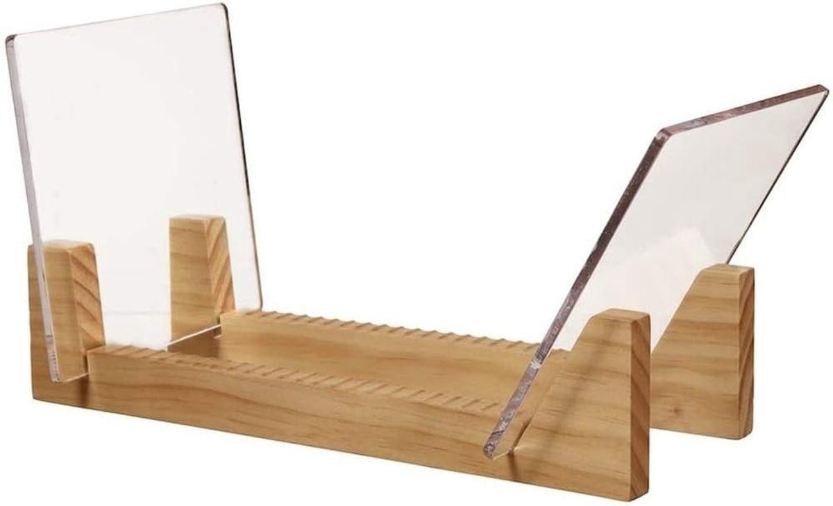 Houten CD en Platenopslag, Stapelbare Recordhouder voor 25 Albums, DVD's of CD's, Ideaal voor Muziekliefhebbers en DJ's