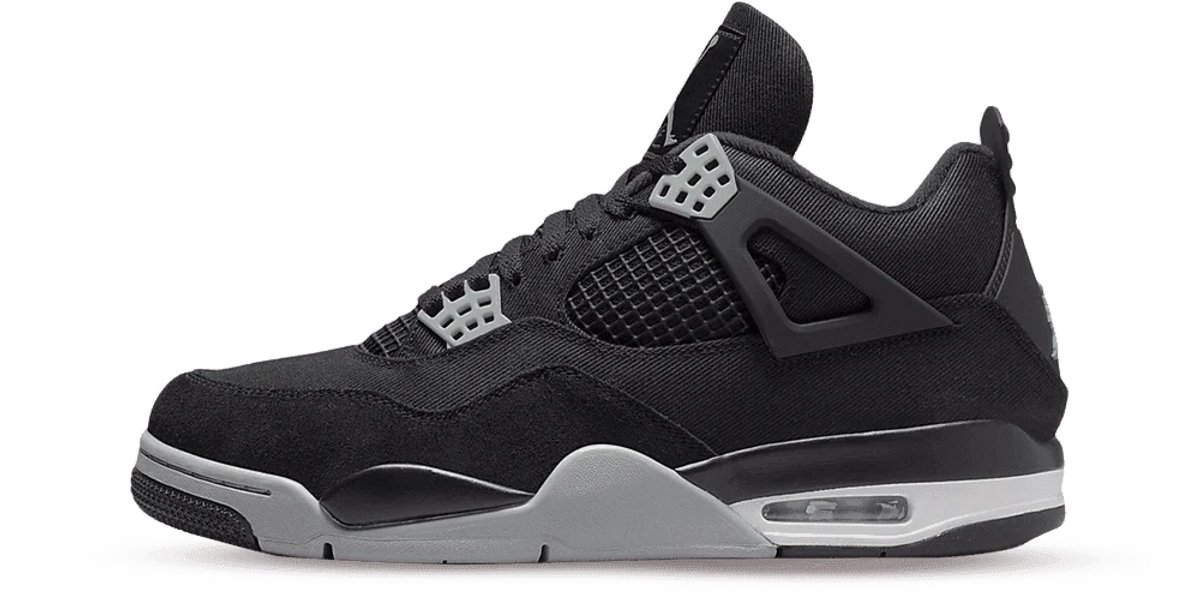 Jordan 4 Retro SE Black Canvas