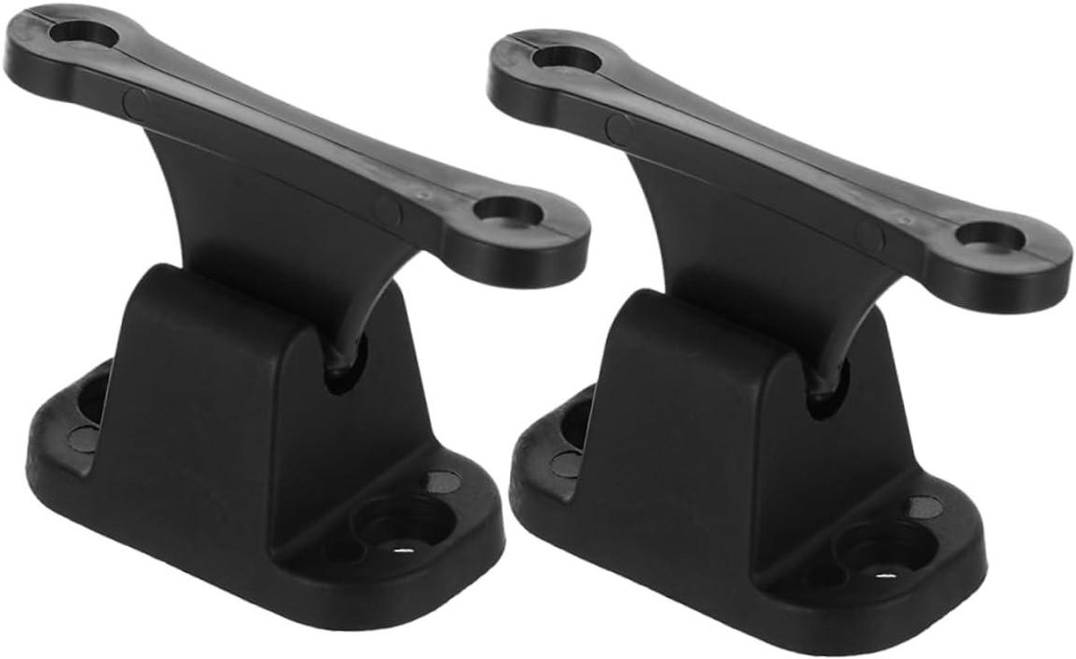 Deurhouders Set - Deurvangers Caravan - Open Deuren Houden - Eenvoudige Montage - 2 Stuks - Zwart