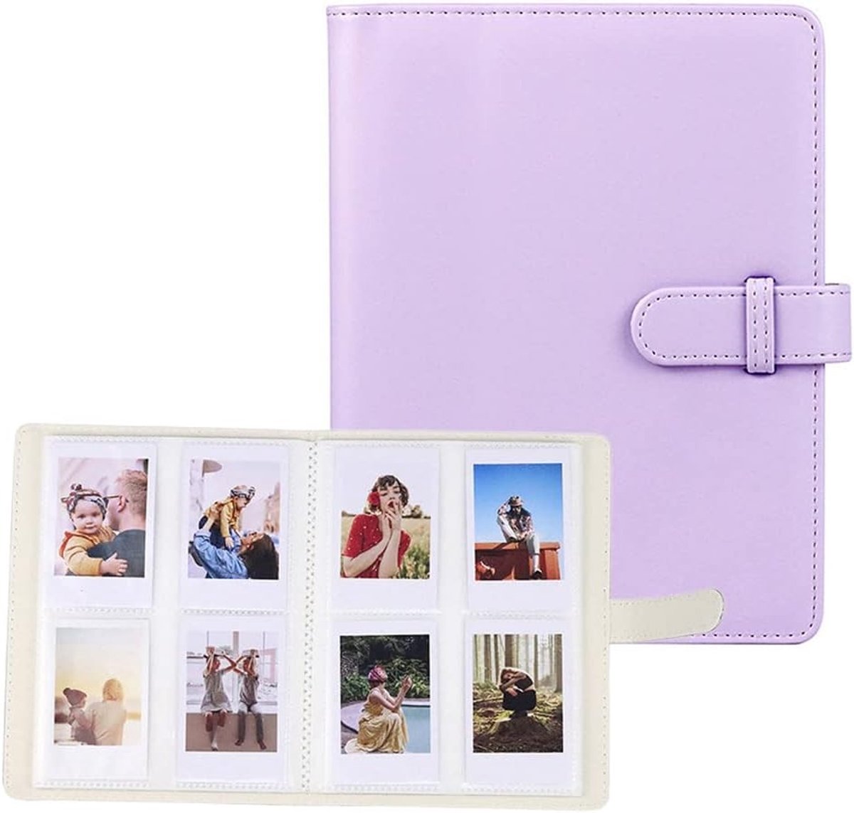 Fotoalbum voor Instax Mini 11, 9, 8, 7S, 7C, 90 en 70 - Geschikt voor Polaroid Snap en HP Sprocket, Bewaar je Herinneringen met Stijl en Veiligheid
