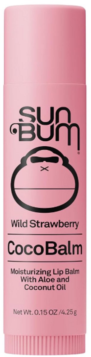 Sun Bum CocoBalm Wild Strawberry Hydraterende Lippenbalsem – Lippenbalsem Stick – 4,25 g
