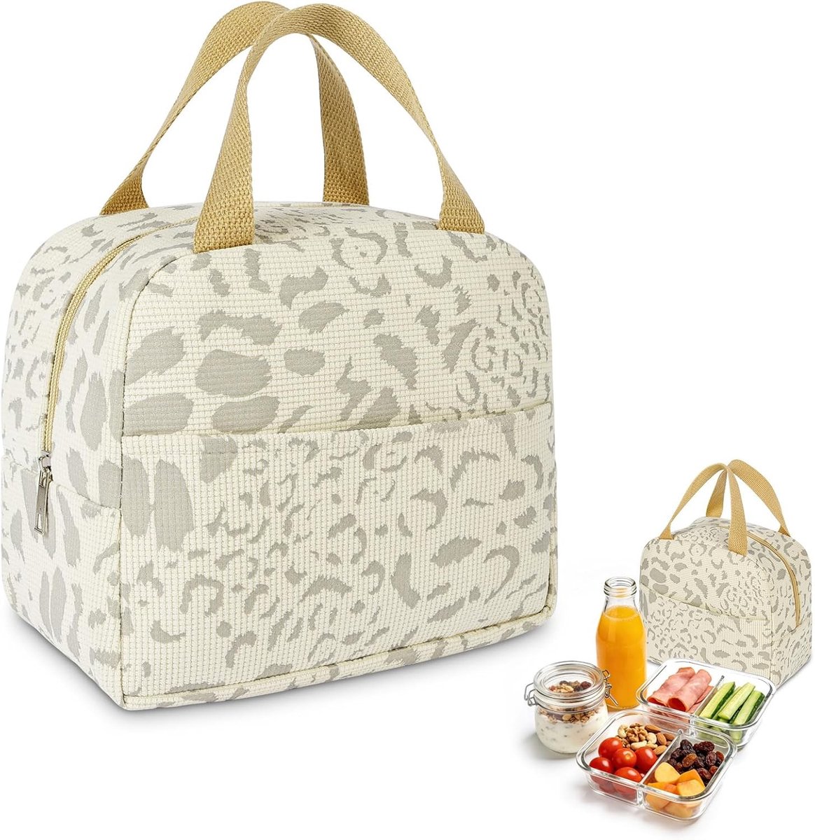 Isolerende Koeltas voor Lunch, Grote Capaciteit, Lekvrij en Herbruikbaar, Ideaal voor Werk en Picknick