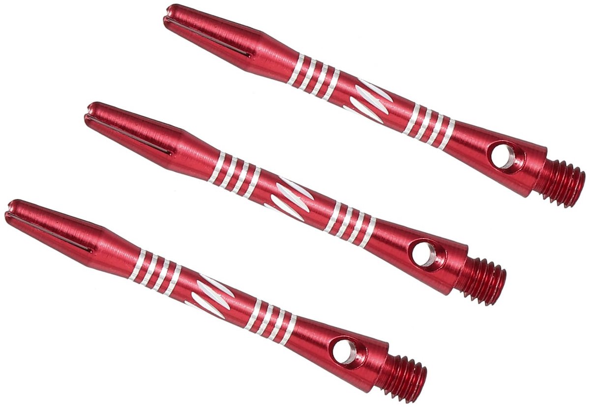 Dart Schäfte 41mm - 3 stuks aluminium dartstelen in rood