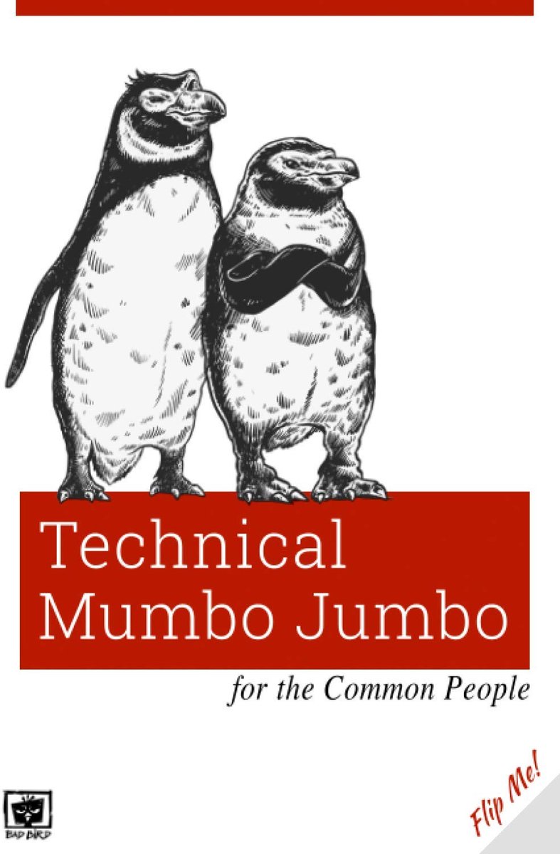 Technical Mumbo Jumbo for the Common People: Office Gag Notebook with Fake O'Reilly Cover and Flipbook Animation - ShopVlot
