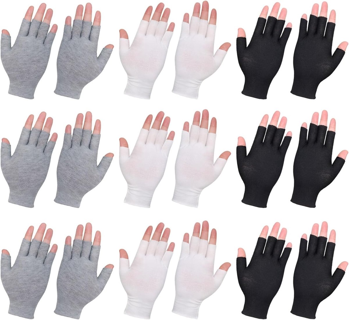Katoenen Handschoenen - Wit - Eén maat - Ademend en Huidvriendelijk - Voor Neurodermitis en Bescherming
