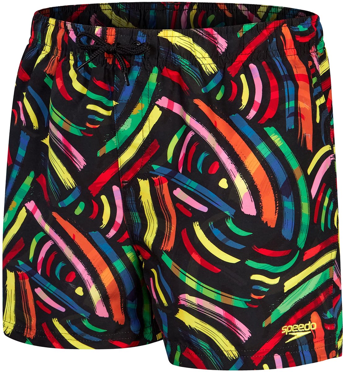 Speedo ECO Printed Watershorts - Zwemshorts - Zwart/Multicolor - 6 jaar