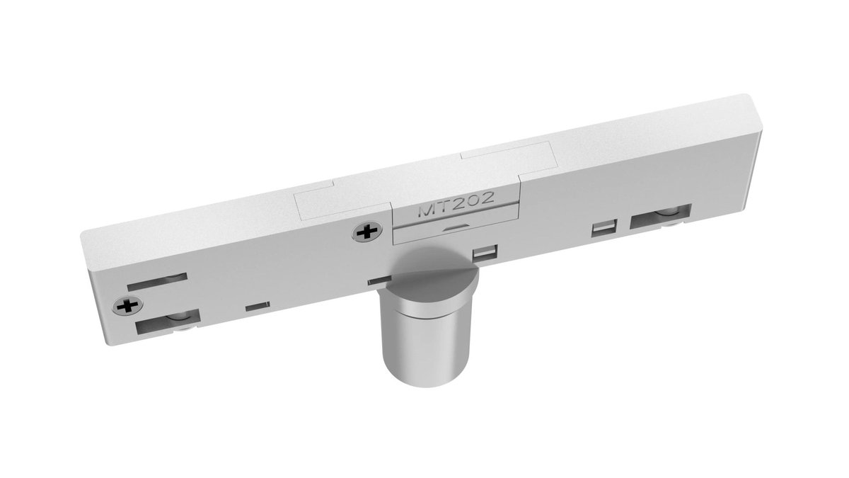 Micro Line adapter wit, aluminium koppelstuk voor het Fantasia railverlichtingssysteem, IP20, 220-240V