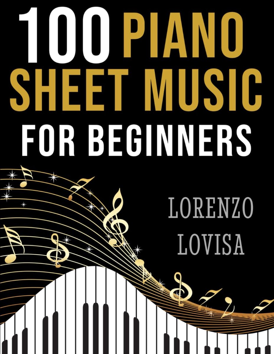 100 Piano Sheet Music for Beginners: Simplified Great Classics with Large Font Sizes - ShopVlot