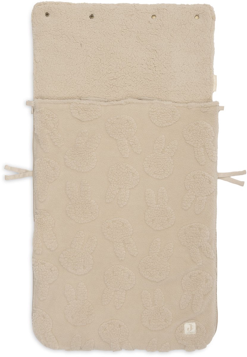 Jollein Voetenzak groep 0+ 3/5 punts gordel Miffy Jacquard Teddy San