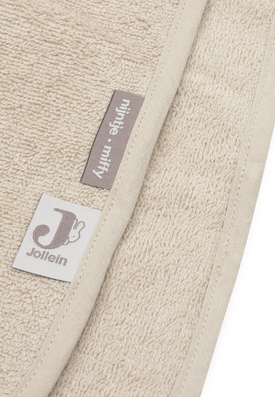 Jollein Badponcho - 100% Badstof - 1-2 jaar - Jacquard - Miffy Warm - Sand van Merkloos — afbeelding 4