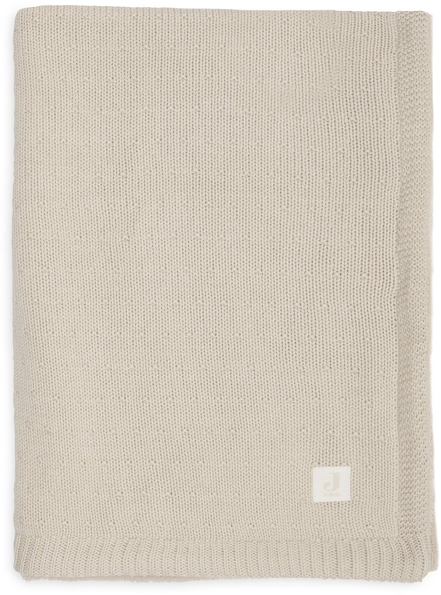 Jollein Baby Deken Ledikant 100x150cm Sprinkle Knit Sand/Fluffy