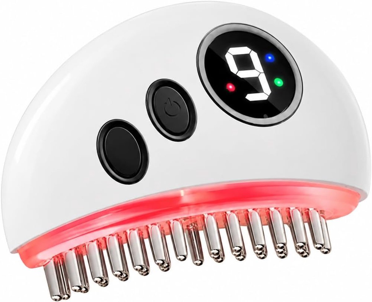 EMS Neusvormer – Elektrische liftclip, neusbrugrichter en afslankapparaat – Verstelbare corrector, 5 standen microstroom gezichtsmassageapparaat voor mannen en vrouwen
