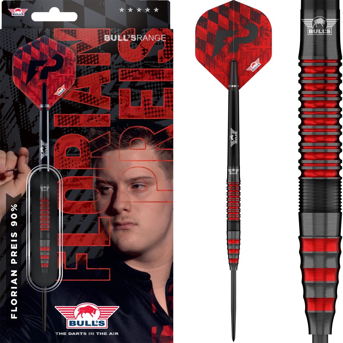 Bull's Florian Preis 90% - Dartpijlen