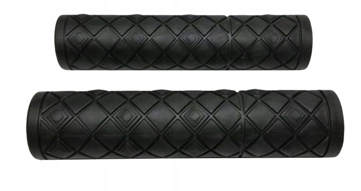 Zwarte Fietsstuurgrepen KARO 117/80 mm - Comfortabel en Duurzaam