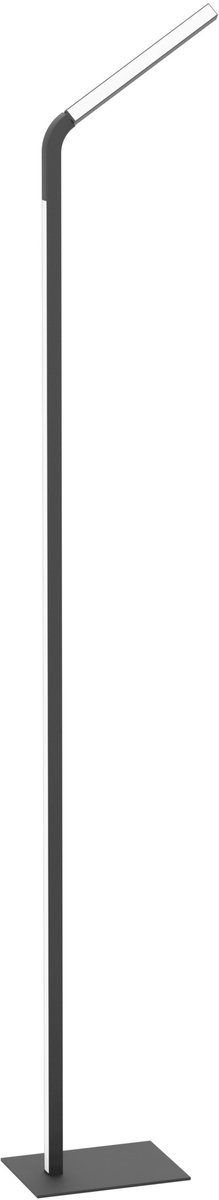 EGLO Mirante Vloerlamp - 158,4 cm - Zwart - Instelbaar wit licht (warm, neutraal en daglicht) - Dimbaar